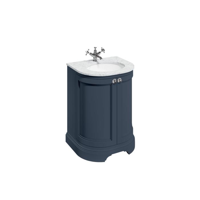 Kommod Rundad 65 cm med Luckor stänkskydd i bakkant