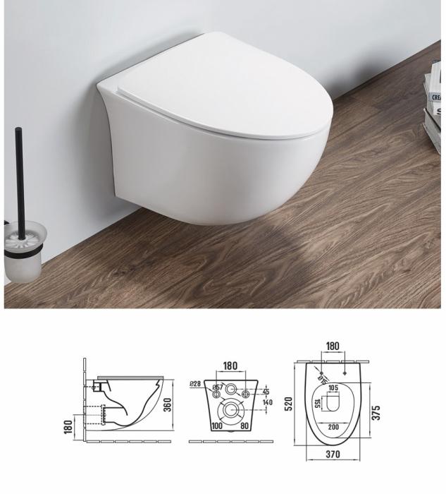 Toalett VIVIANA Vägghängd