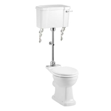 Toastol Mellanh&ouml;g Standard Bred Cistern 52 Rimless, Soft-close, Vred, R&ouml;rkit