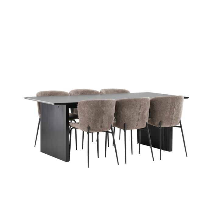 Rektangulär matgrupp Vail, Modesto