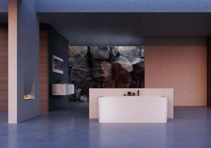 Badkar SPARKLE Fristående Vit