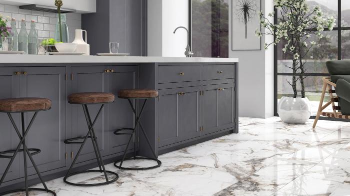 (Utgått) Marble Gold Grey Polerad Rect. 30x60