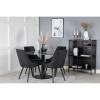 Round Dining Set Estelle, Velvet Deluxe