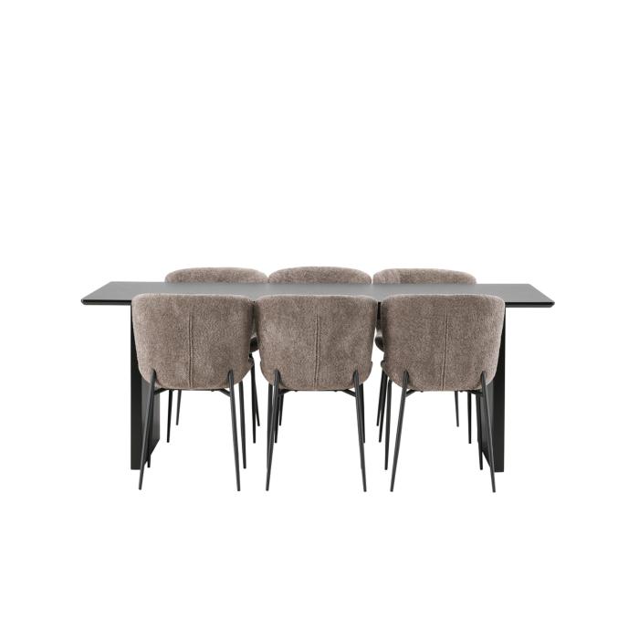 Rektangulär matgrupp Vail, Modesto
