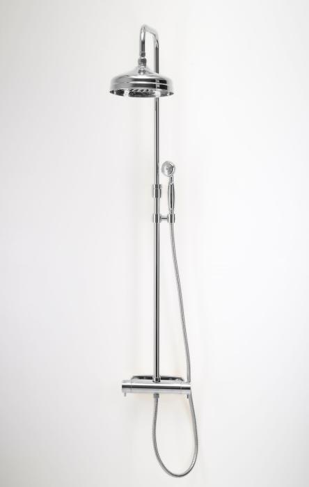 Takduschset Colour Line med Mix Termostatblandare