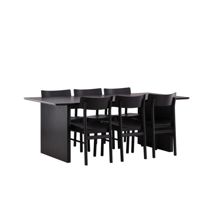 Rektangulär matgrupp Vail, Montros