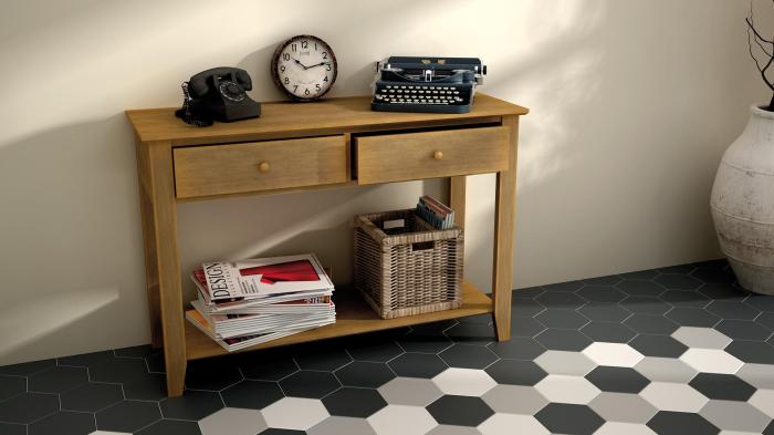 Hexatile Blanco Mate 17,5x20