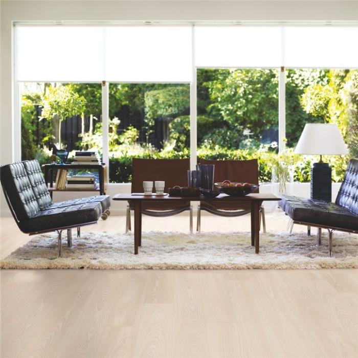 Laminatgolv Long Plank 4V Natural Ash 1-Stav