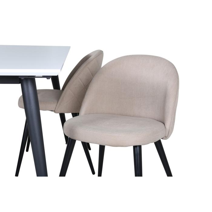 Rektangulär matgrupp Jimmy, Velvet