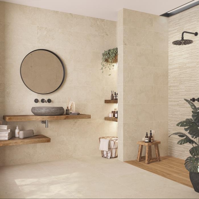 Kakel Aske Beige 25x40