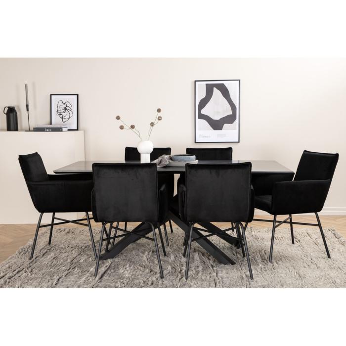 Rektangulär matgrupp Piazza, Petra