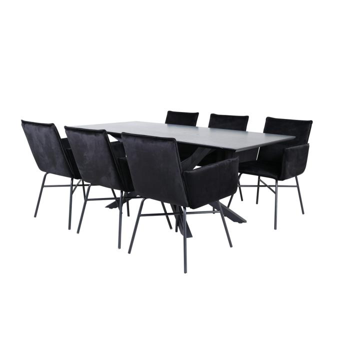 Rektangulär matgrupp Piazza, Petra