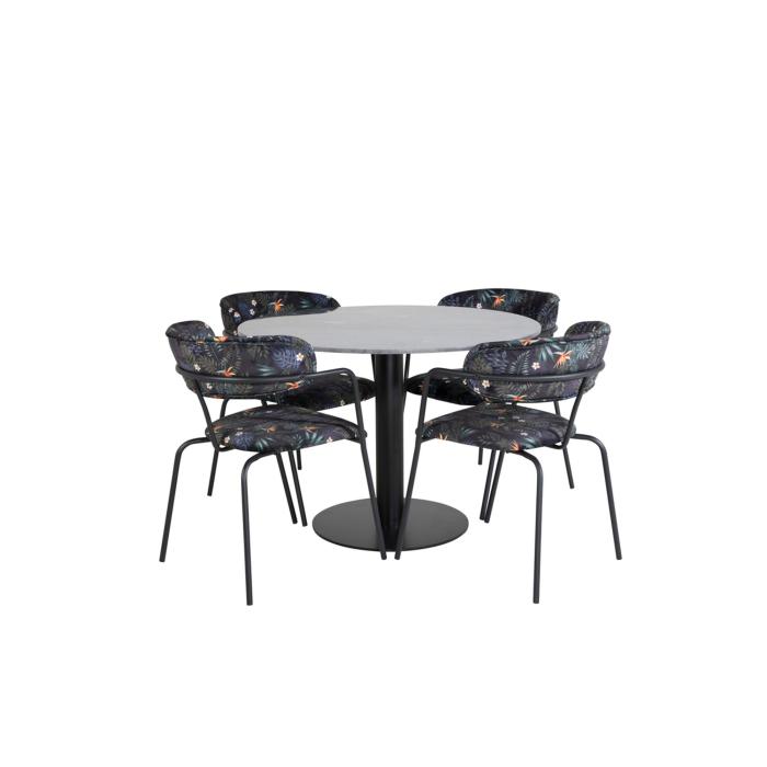 Round Dining Set Estelle, Arrow