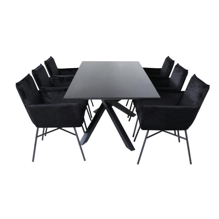 Rektangulär matgrupp Piazza, Petra