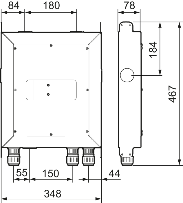 Säkerhetsbox INXX II för Inbyggnad Tvättställblandare