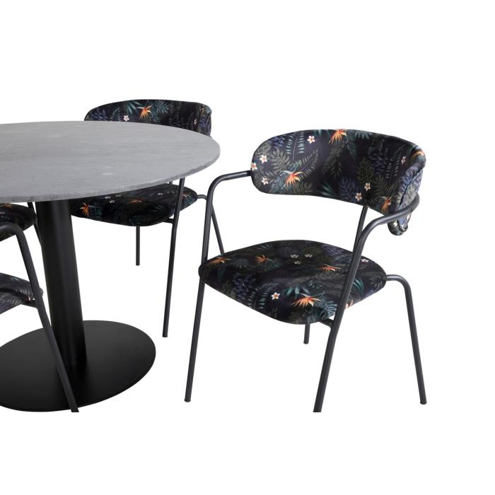 Round Dining Set Estelle, Arrow