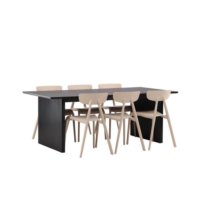 Rektangulär matgrupp Vail, Ursholmen