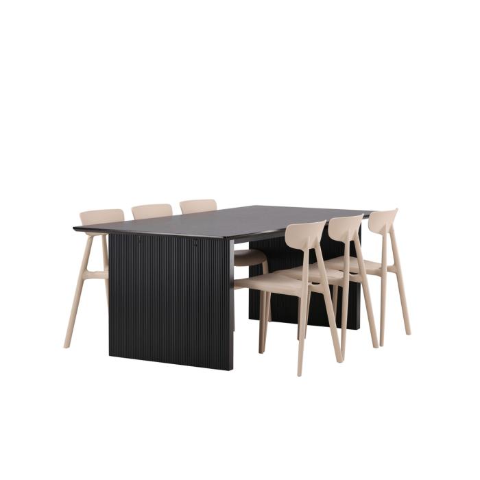 Rektangulär matgrupp Vail, Ursholmen