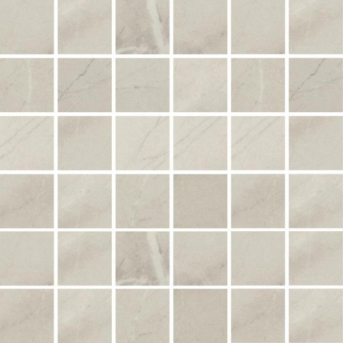 Mosaik Marbles Light Grey Polerad 4,8x4,8