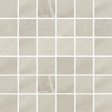 Mosaik Marbles Light Grey Polerad 4,8x4,8