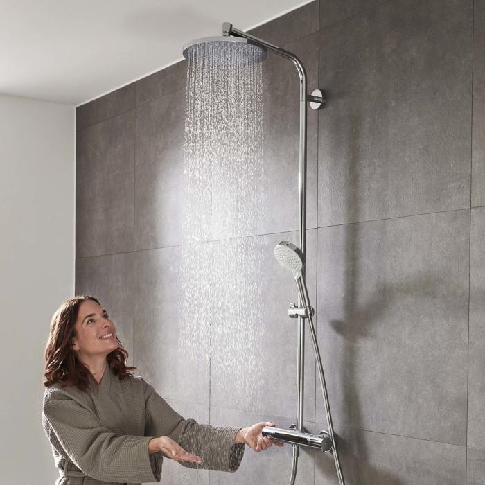 Crometta S Showerpipe 240 1jet med termostat