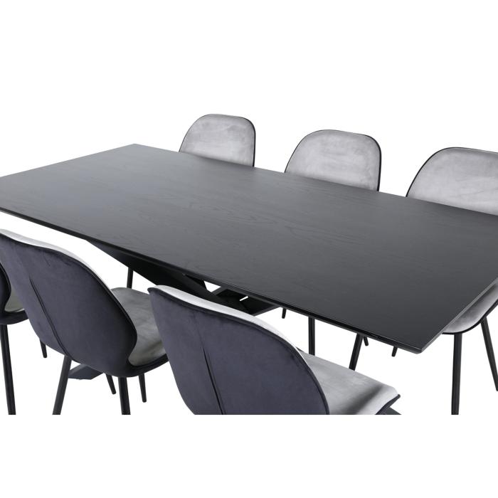Rektangulär matgrupp Piazza, Emma