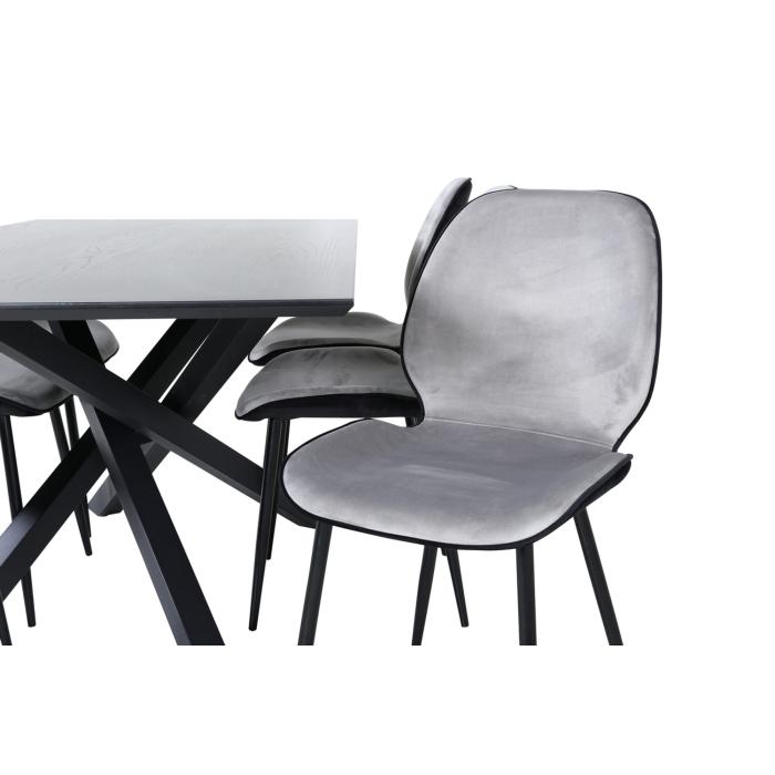 Rektangulär matgrupp Piazza, Emma