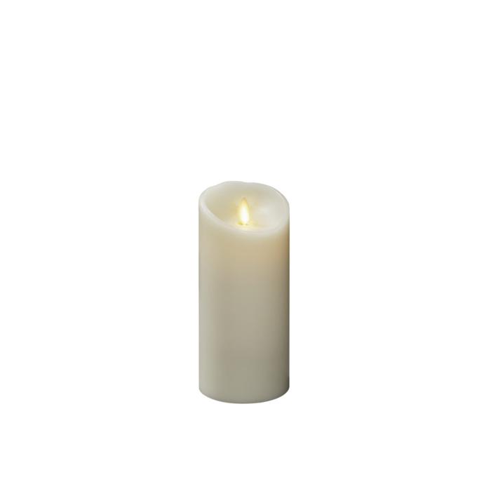 Dekorationsljus El Vaxljus gräddvitt, varmvit LED timer 5h 2xC