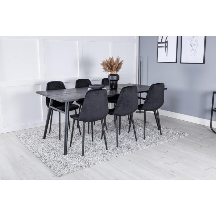 Rektangulär matgrupp Sleek, Polar