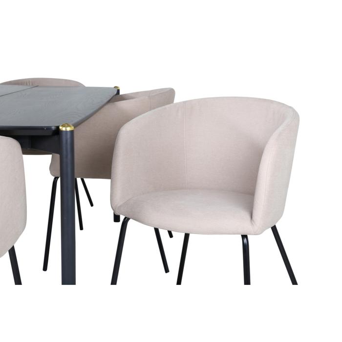 Rektangulär matgrupp Pelle, Berit