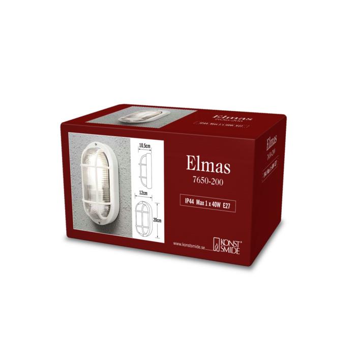 Vägglampa Ute Elmas E27