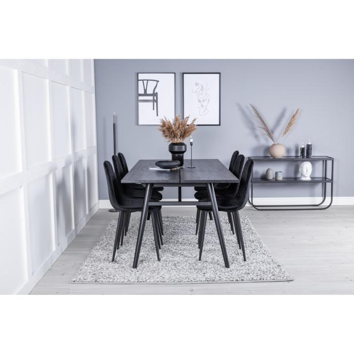 Rektangulär matgrupp Sleek, Polar
