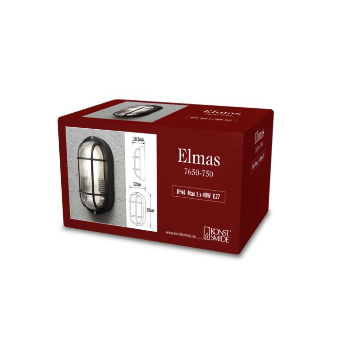 Vägglampa Ute Elmas E27