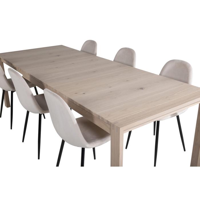 Rektangulär matgrupp Slider, Polar