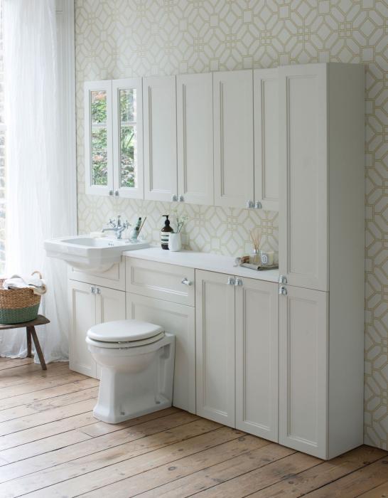 Inbyggda Möbler: Back-to-Wall WC-enhet, Tronmodell (Utgått)