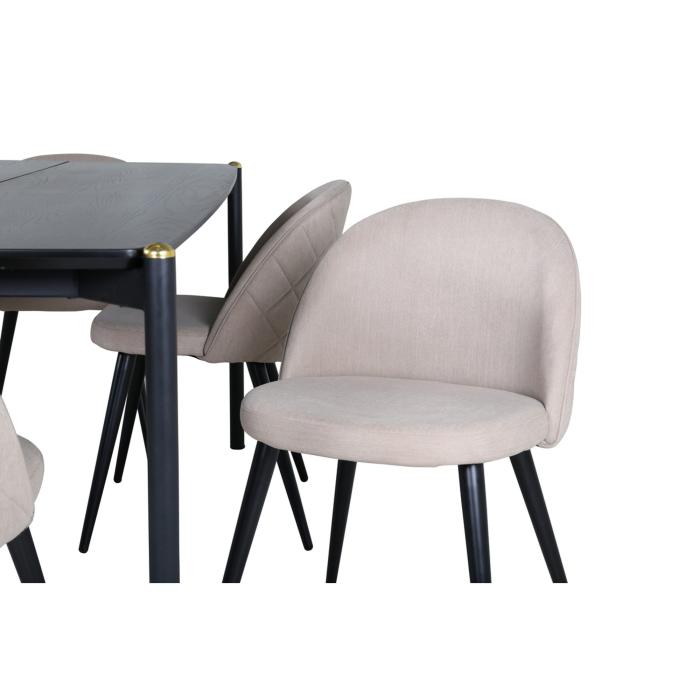 Rektangulär matgrupp Pelle, Velvet