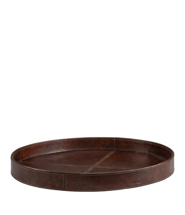 (Utgått) Mendoza Bricka Leather Round Ø41cm