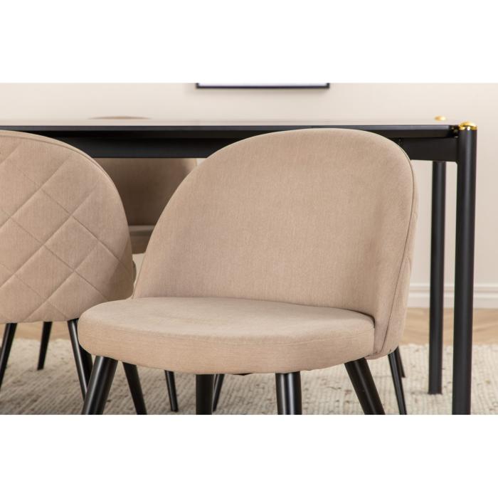 Rektangulär matgrupp Pelle, Velvet