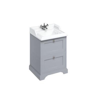 Kommod med Tv&auml;ttst&auml;ll 65 cm med 2 L&aring;dor