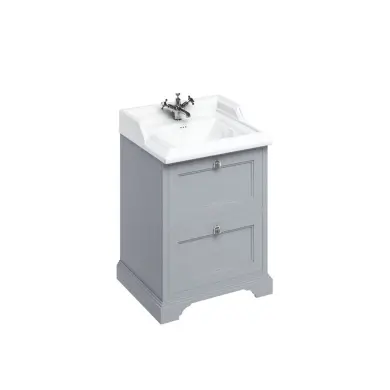 Kommod med Tv&auml;ttst&auml;ll 65 cm med 2 L&aring;dor