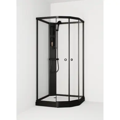 Duschkabin Flow Semi med Standard Blandare