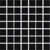 Mosaik Mt Svart Matt 790 2,5x2,5