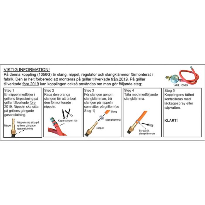 Regulatorset SE 29 mBar