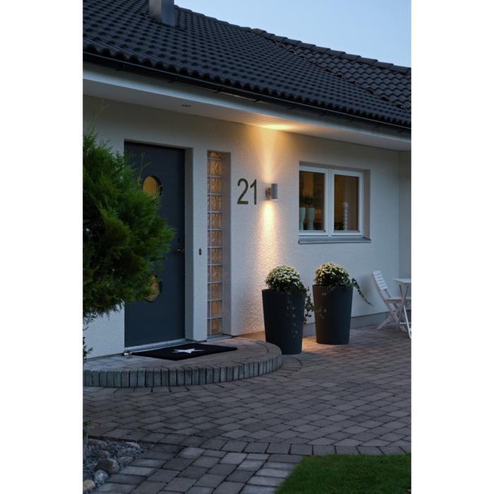 Vägglampa Ute Modena Stor GU10 Upp/ner