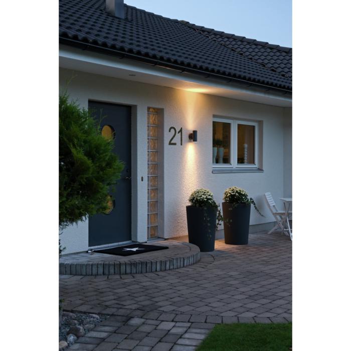 Vägglampa Ute Modena Stor GU10 Upp/ner