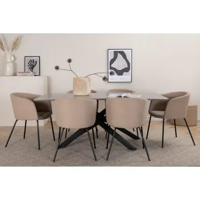 Rektangul&auml;r matgrupp Piazza, Berit