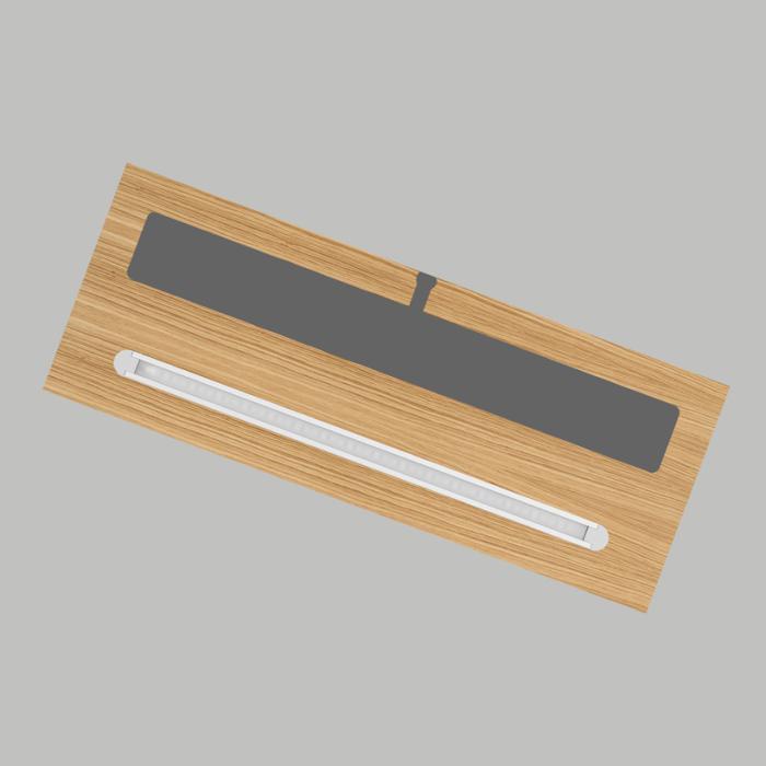 Ljusramp med ledremsa