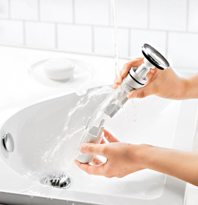 Vattenlås EasyClean Pop-up, Krom