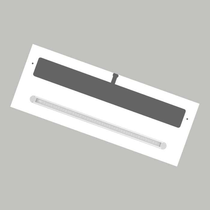 Ljusramp med ledremsa