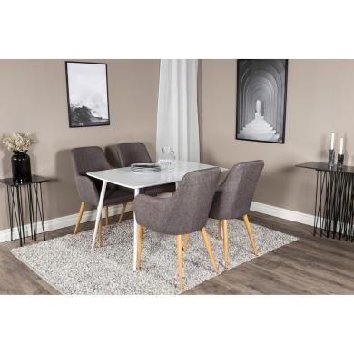 Rectangular Dining Set Polar, Comfort